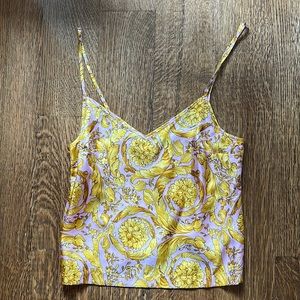 Versace silk camisole